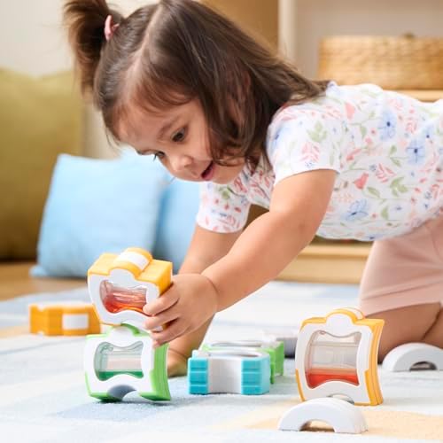 Guidecraft Grippies Waves - 20 Piece Set: STEM Magnetic Building Set for Toddlers, Kids Learning and Educational Toys - Image 2