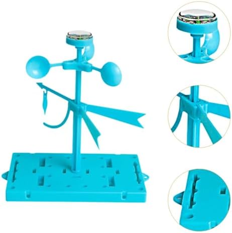 DuskHaven Weather Vane Model DIY Wind Direction Indicator Educational Science Toy Wind Vane Assembly Kit Measuring Tools Pp Material Suitable for Kids Gift - Image 3