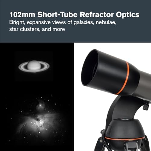 Celestron - NexStar 102SLT Computerized Telescope - Compact and Portable – Refractor Optical Design - SkyAlign Technology - Computerized Hand Control - 102mm Aperture - Image 5