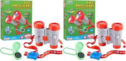 Wow in The World Kids’ Binoculars & Nature Explorer KIT | Look Far, Nature Scavenger Hunt, Specimen Box, Companion Audio Content, Bonus Reusable Science Tool, STEM Toy for Kids 4+ by Thames & Kosmos by WowintheWorld