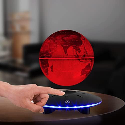 Levitating Globe, Magnetic Levitation Globe World Map Floating Ball Lamp Office Decor with LED light Base,Home Room and Office Desk Decor,Birthday Gifts - Image 3