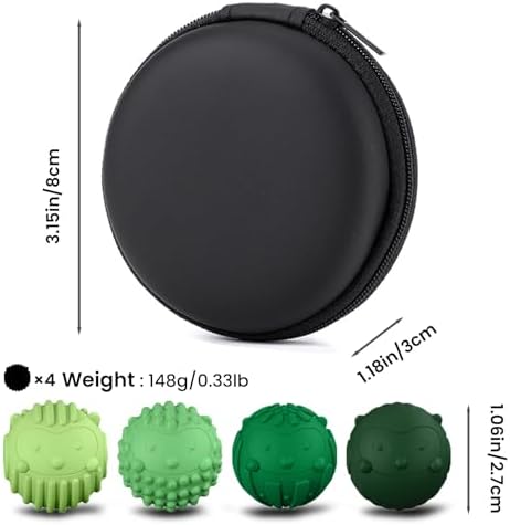 4PC Silicone Magnetic Balls Fidget Toys Stress Balls for Adults,Teens,Women - Image 6