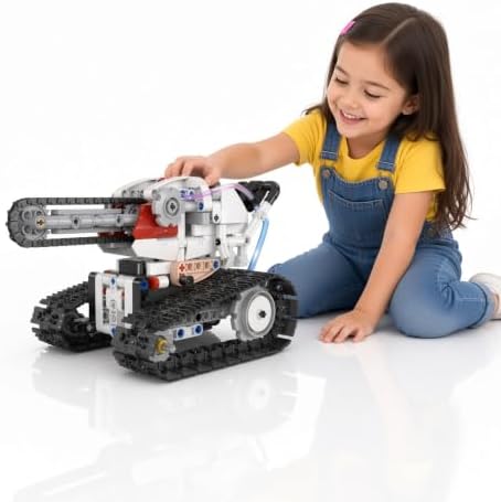 5-in-1 STEM Robot Building Kit. Hands-on Educational Robotic & Engineering Construction Toy, RC and Programmable App Control, Gifts for Kid Boys Girls Ages 5 6 7 8 9 10 11 12 13 - Image 2