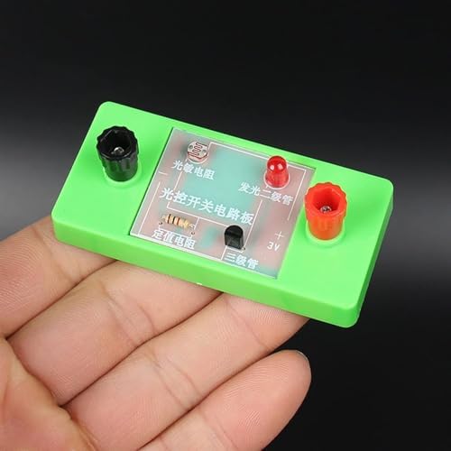 Light-Controlled Switch Circuit Board - Photoresistor, Transistor, Diode Electronic Components, Physics Electricity Experiment Equipment - Image 3