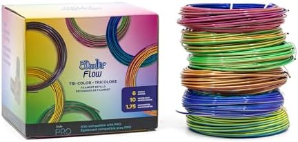 SCRIB3D Advanced 3D Printing Pen Bundle with 6 Spools of Tri-Color PLA Filament – Includes 3D Pen, 3 Starter Filaments, Stencil Book, and 200 feet of Vibrant PLA Filament for Creativity in 3D - Image 5