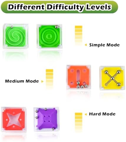 GOLDGE 24 Pcs Balance IQ Maze Game Toy Set - Image 4