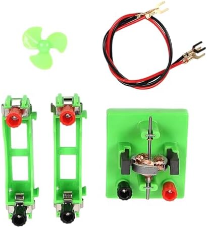 Open Type Electromagnetic Motor with Fan Electromagnetism Experiment Supplies for School Labs Use Physics Teaching Tool - Image 4