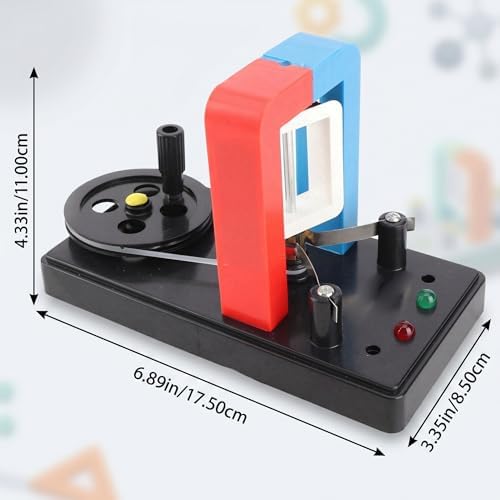 Fafeicy Hand Crank Generator DIY Educational Physics Teaching Model for Middle & High School Students - Image 2