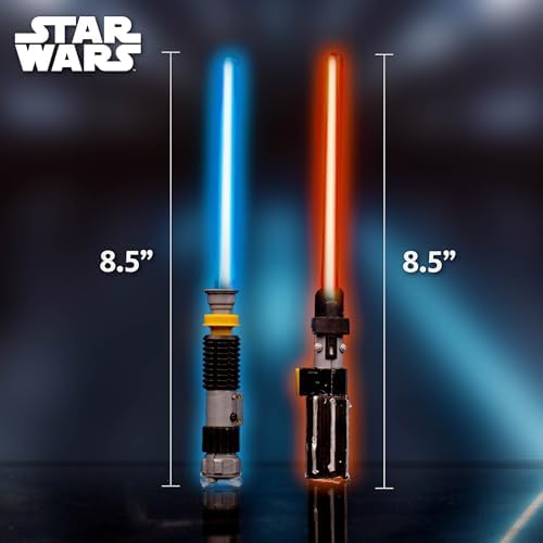 STAR WARS Construct Your Own Lightsabers, Build 2 Lightsabers for Kids, OBI Wan Kenobi Lightsaber & Darth Vader Lightsaber, 6 Year Old Boy Gifts, Toys - Image 6