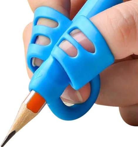 JuneLsy Pencil Grips Pencil Grips for Kids Handwriting Posture Correction Training Writing AIDS for Kids toddler Preschoolers Students Children Special Needs (3pack01) - Image 2