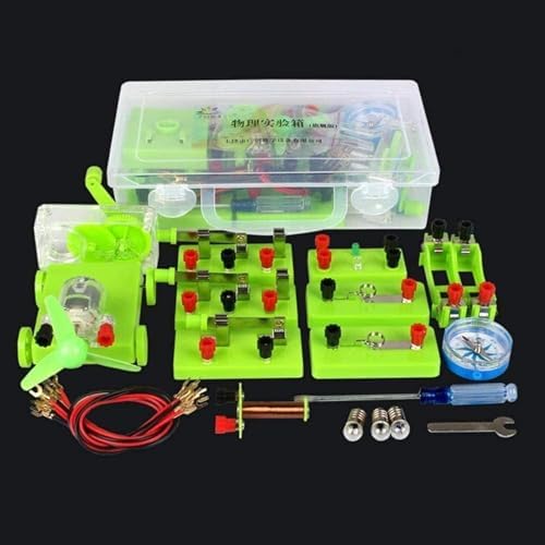 Basic Electricity Discovery Circuit Experiment Kit, Full Physics Laboratory Equipment Set, DIY Science Education Teaching Tool for Physical & Electromagnetism Exploration - Image 4