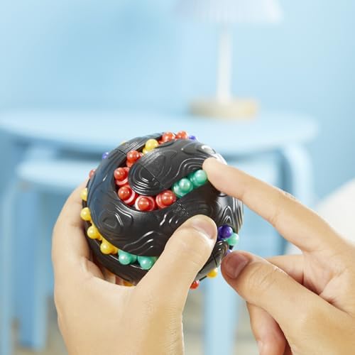 Hasbro Gaming Atomix Game for Kids, Teens, and Adults, Brainteaser Puzzle Sphere Ball and Fidget Toy, 1 Player, Portable Summer Travel Activities, Ages 7+ - Image 3