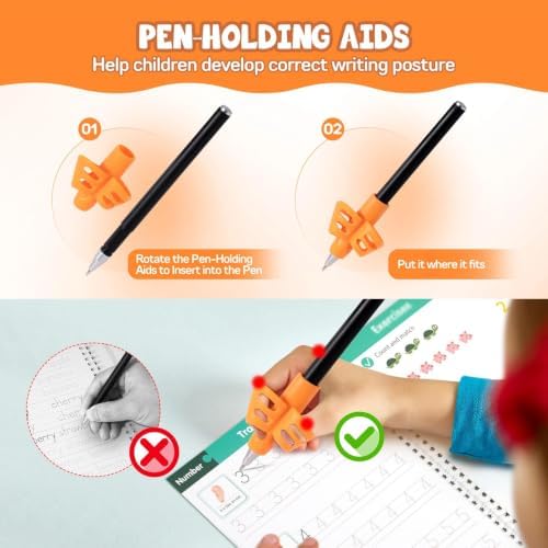 Magic Grooved Writing Practice Books for Kids 3-8, 8 Books - Image 5
