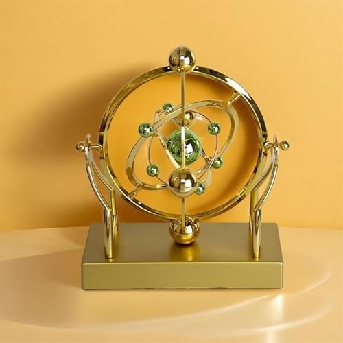 Celestial Orbit Perpetual Motion Pendulum, Kinetic Art Desk Decor 3D Space,Battery Powered Perpetual Motion Machine, Kinetic Art Desk Decor Science, Magnetic Balance Model for Home Or Office - Image 6