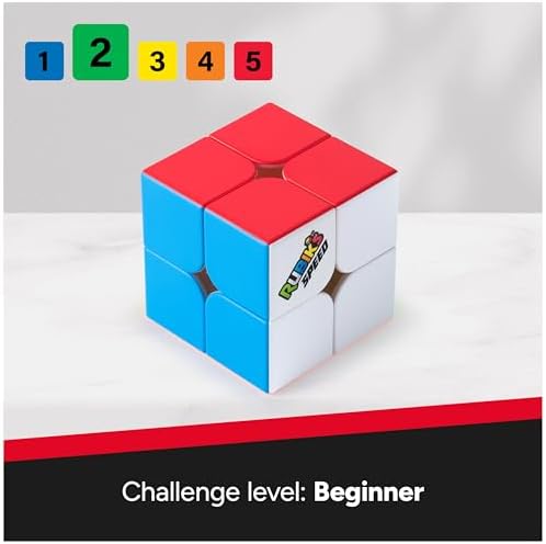 Rubik's Cube 2x2 Speed Puzzle Cube & Brain Teaser Fidget Toy - Image 4