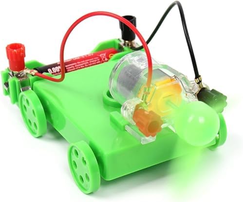 Wind Powered Car Wind Energy Driven Fun Car DIY Technology Small Production Educational Science and Education DIY Electric Propeller Wind Car - Image 3
