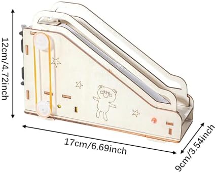 Mini Elevator Model 3D Wooden Puzzle Decorative Electric Lightweight Going - Image 4