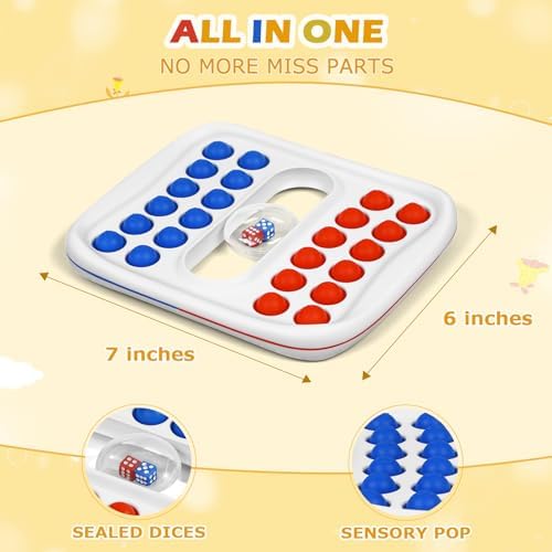Pop Math Game Addition & Subtraction Game Learning Toys for Kids 5-7 - Image 5
