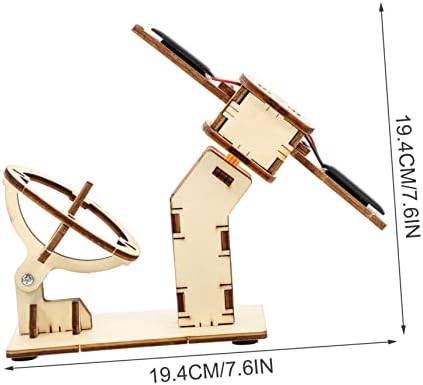 Wooden Artificial Satellite Model DIY Assemble Kit for Boys and Girls - Image 4