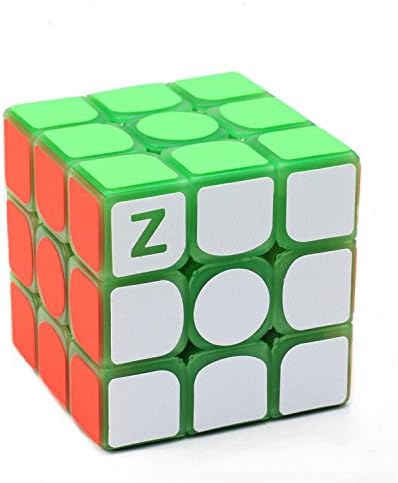 3x3 Fluorescent Speed Cube Glow in Dark Magic Speed Cube 3-D Brain Teasers IQ Puzzles for Kids and Adults (Green Fluorescent) - Image 5