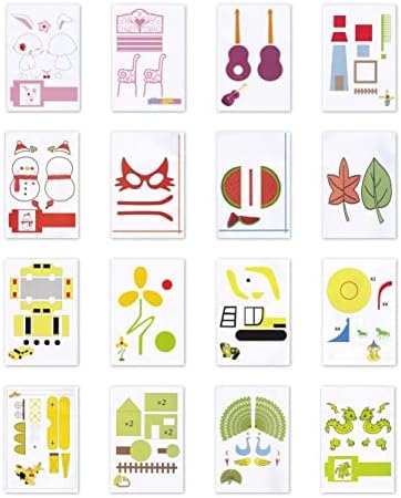 SONGTIY 3D Printing Drawing Book, 40 Patterns Thick Paper Template - Image 3