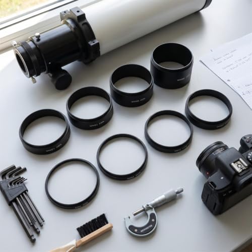M54x0.75 Telescope Extension Tube Set for Astronomical Imaging Back Focus Adjustment - Image 6