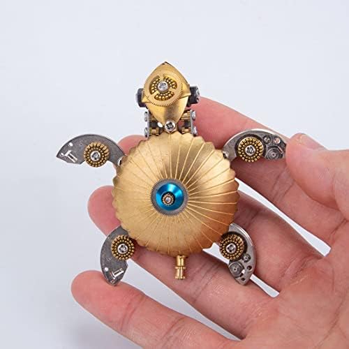 3D Metal Puzzle, Steampunk Turtle Model, Puzzle DIY Craft Kit, Gifts for Teens and Adults (100+PCS) - Image 6