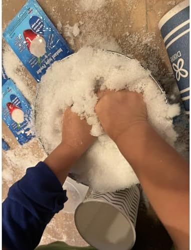 20 Pack Instant Snow Powder, 10g Each | Create Magical Snow for Kids’ Parties, Science Experiments, & Holiday Decor - Image 3