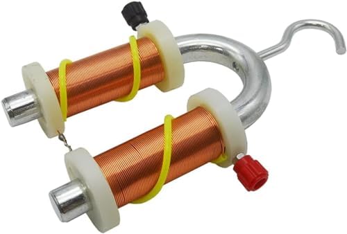 Adjustable Turns Electromagnet Experiment Kit, U-Shaped & Cylindrical Core Electromagnetic Tester, Physics Lab Instrument for Exploring Magnetism Influence Factors - Image 5