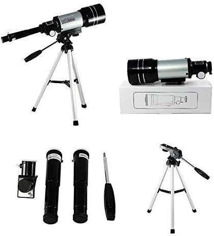 Portable Monocular Astronomy Telescope, 300/70mm 150X Zoom Refractor Telescope for Kids and Astronomy Beginners, Travel Telescope Kit with Super Lightweight Tripod - Image 5