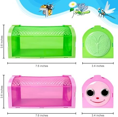 YOPINSAND Bug Catcher for Kids, 10 Pcs Outdoor Exploration Kit with 2 Cages - Image 6