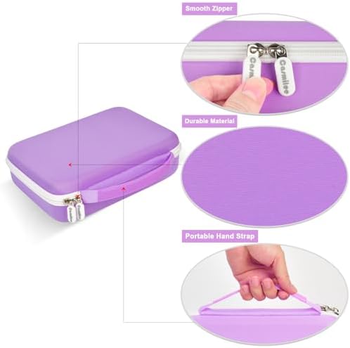 casmilee Case for 3Doodler Start+ Essentials (2023/2024) for 3D Pen Set for Kids, Art Activity Set Storage for Educational STEM Toy- Box Only (Case Only, Light purple) - Image 4