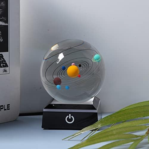 Qianwei 3D Solar System Model Crystal Ball Astronomy Gifts Men Space Decor - Image 5