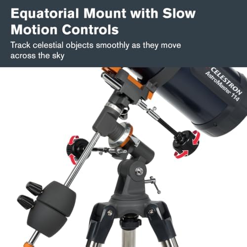 Celestron AstroMaster 114EQ Telescope for Family Stargazing - Image 2