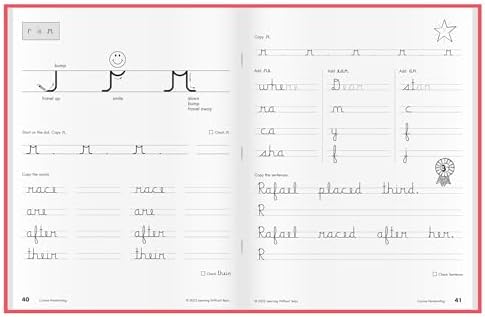 Learning Without Tears Cursive Handwriting Workbook, 3rd Grade+, Age 8+ - Image 5