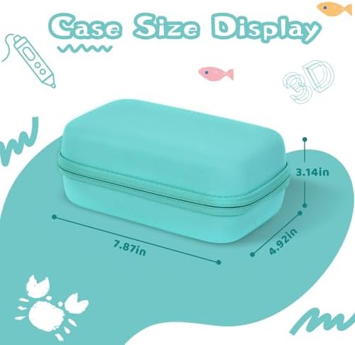 Hard Case Fits for MYNT3D Super/Professional Printing 3D Pen,Turquoise - Image 7