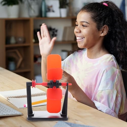DIY Water Wheel Experiment Kit - Hydropower Science Materials for Energy Conversion, STEM Educational Tool with Adjustable Flow System - Image 7