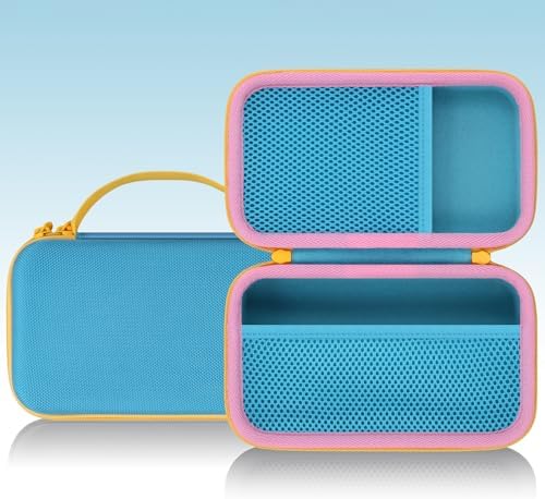 co2CREA Storage Case for 3D Printing Pen Set, Blue Case + Yellow Zipper - Image 3