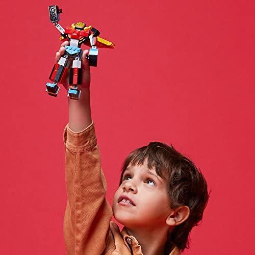 LEGO Creator 3 in 1 Super Robot Building Kit, Kids Can Build a Toy Robot or a Toy Dragon, or a Model Jet Plane, Makes a Creative Gift for Kids, Boys, Girls Age 7+ Years Old, 31124 - Image 2