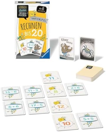 Ravensburger 80349 Learn to Make Your Own Lache: Calculate to 20, Children's Game for 1-5 Players, Educational Game from 6 Years, Mathematics - Image 3