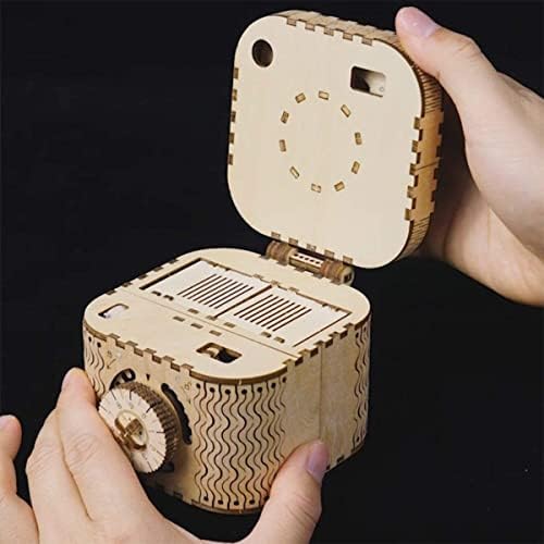 ROKR 3D Wooden Puzzles Mechanical Models - DIY Wooden Marble Run Kit &Treasure Box Gifts for Adults &Teens 14+ - Image 3