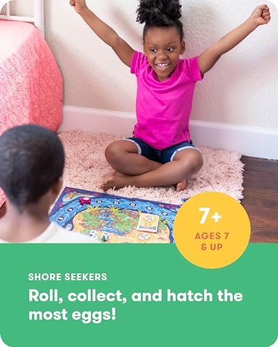 SimplyFun Shore Seekers - A Fun and Interactive Math Board Game for Kids - Practice Addition and Multiplication Skills - Math Game for Kids, 2 to 7 Players, Ages 7 & Up - Image 2