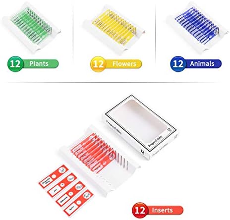 48pcs Plastic Prepared Microscope Slides - Image 2