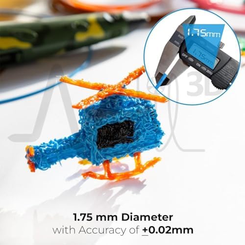 NFIL3d 21 Colors 345 Feet 1.75mm Pla Multicolors Filament |16.5 Feet Each Filament | 3D Pen Filament | 3D Pen Refill | 3D Pen for Kids | Compatible with All 3D Pens - Image 5