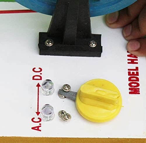 Generic Saini_MEDICOS ac dc Generator Working Model for Demonstartion of The Current Generation and Electric Motor in Physics lab Experiments in School or Classroom - Image 2