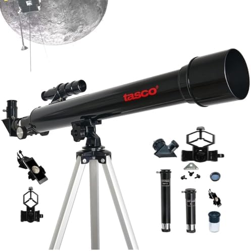 Tasco Spacestation 600 x 50mm Refractor Telescope, Astronomy Telescope for Adults and Beginners, Black by TascoOutdoors