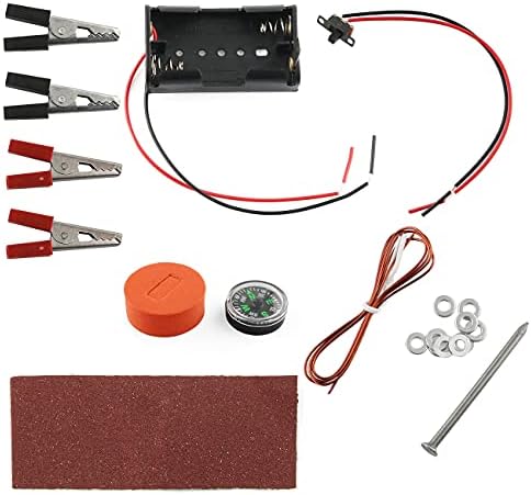 E-outstanding 1 Set Physics Experiment Homemade Electromagnet Experiment DIY kit for Physical and Science Project by E-outstanding