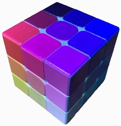 Cuberspeed Gradient Cube 3x3 Speed Cube Impossible, 3x3 Cube Advanced Difficulty Classic Color-Matching Problem-Solving Puzzle Game Toy for Adults & Kids Ages - Image 5