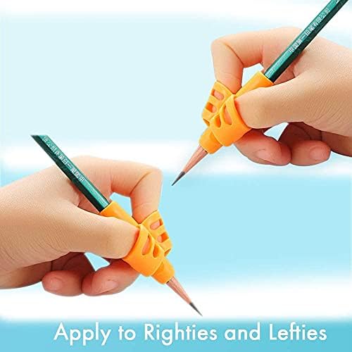JuneLsy Pencils Grips Pencils Grips for Kids Handwriting Posture Correction Training Writing AIDS for 2-4 Year Kids toddler Preschoolers Students Children Special Needs (6PCS) - Image 2
