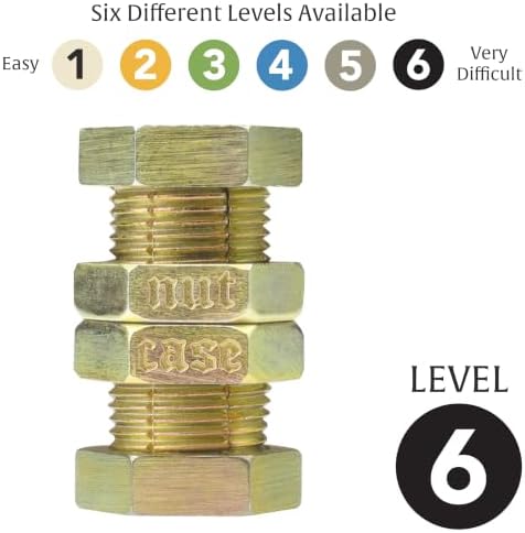 BePuzzled | Nutcase Hanayama Metal Brainteaser Puzzle Mensa Rated Level 6, for Ages 12 and Up - Image 3